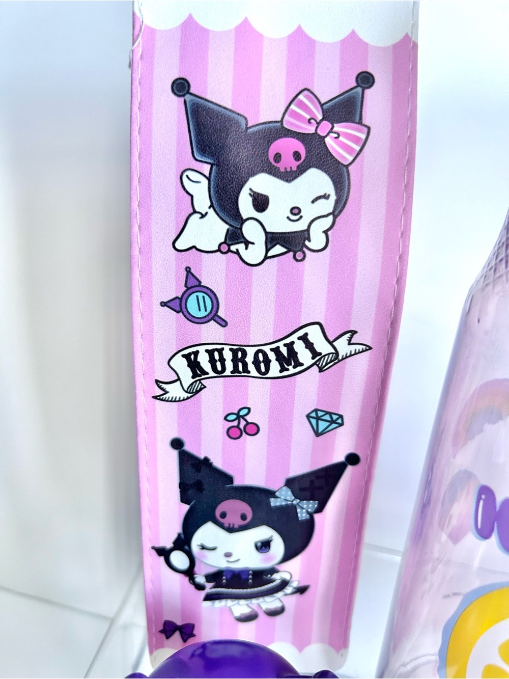 💜(KUR344) Kuromi Adorable 11-Piece Water Bottle Fun Bundle! - Picture 7 of 9